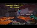 Herobrine sighting in 2020 may??? in Minecraft nether update real 140% (ok not actually)