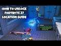 How To Unlock Fortbyte 37 Location Guide | Found Inside A Disaster Bunker Basement In Pleasant Park