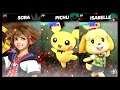Super Smash Bros Ultimate Amiibo Fights – Sora & Co #243 Sora vs Pichu vs Isabelle