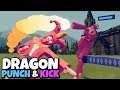 The Kicker & Puncher learn new Dragon Abilities vs Every Faction - TABS Mods Full Release Update