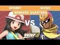 WNF 4.1 - Spanky (Pokemon Trainer) vs Nicko (Captain Falcon) Winners Quarter Final - Smash Ultimate