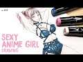 How to draw Sexy Female Body | Manga Style | sketching | anime character | ep-309