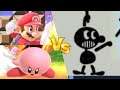 SSBU - Mario and Kirby vs Mr. Game & Watch