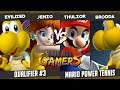Team Evilized (Troopa/Daisy) vs. Team Thulzor (Mario/Paratroopa) - Mario Power Tennis - Q3 - IMG