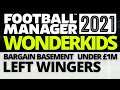 Dirt Cheap Wonderkids | Left Wingers | FM21| Best Players in Football Manager 2021