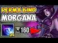 NOBODY CAN MOVE AGAINST PERMA BIND MORGANA! (Q EVERY 2.5 SECONDS) - League of Legends