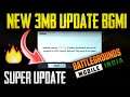 Super🤩🔥New 3mb update in Bgmi | What's new in 3.3MB update in Battlegrounds Mobile India