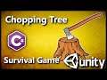 Unity 3D Survival Game: Chopping Tree (Animation) C# #27