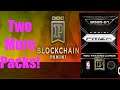 Packs 2 and 3 Panini NFT Blockchain NBA Basketball digital trading cards.
