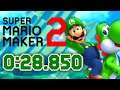 Super Mario Maker 2 Ninji Speedruns - Yoshi's Piranha Plant Picnic 0:28.850