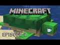 A TURTLE? | Minecraft Survival Let's play | Episode 2