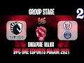 Liquid vs PSG.LGD Game 2 | Bo2 | Group Stage ONE Esports Singapore Major DPC 2021