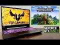 Minecraft Gaming Review on Asus Tuf A15 [Ryzen 5 4600H] [Nvidia GTX 1650 Ti] 🔥