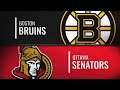 NHL 20 PS4. 2019-2020 REGULAR SEASON 11.27.2019: Boston BRUINS VS Ottawa SENATORS !