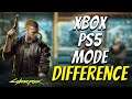 PS5 vs XBOX SERIES X- FEAUTRE MISSING From PS5 Version of CYBERPUNK 2077 (Resolution vs Performance)