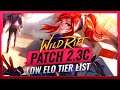 BEST Champions TIER List - Patch 2.3C (Low Elo) - Wild Rift (LoL Mobile)