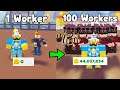 I Hired 100 Workers And Built The Best Building! - Building Architect Roblox