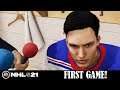 NHL 21 Be a Pro - Episode 10 - My FIRST NHL Game!-