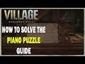 Resident Evil Village - How to Solve the Piano Puzzle (Iron Insignia Key Locacation)