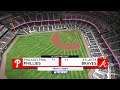 Philadelphia Phillies vs Atlanta Braves 4/7/2021 - MLB The Show 20 (1080p 60FPS)