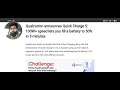 Tech News : 100W Qualcomm Quick Charge 5