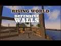 Defensive Walls - Rising World Gameplay