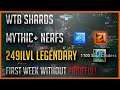 Mythic+ and Raid Nerfs - 249ilvl Legendary CRAFTABLE this Week - LACK of Shards of Domination & More