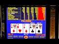 IGT Game King 6.2 Video Poker Max Bet ($.50 Denom)