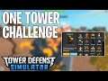 One Tower Challenge (Tower Defense Simulator)