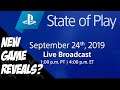 Playstation State Of Play September 2019, New Game Reveals & Predictions!