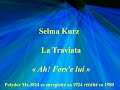 Selma Kurz   La Traviata   Ah! Fors'e lui   Polydor Mx 1814 as enregistré ca 1924