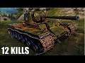 Танк КВ-1 три отметки 🌟 12 ФРАГОВ 🌟 World of Tanks лучший бой на тт СССР 5 уровень