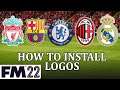 Football Manager 2022 - How to install a logo pack in fm22, get real club logos and badges in fm22
