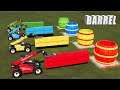 KING OF COLORS! SQUARE HAY BALE SELLING WITH BARREL PLATFORM ! Farming Simulator 19