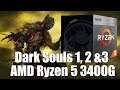 Dark Souls 1, 2 & 3 - AMD Ryzen 5 3400G vs 2400G (no discrete graphics card)