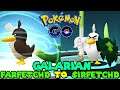 Evolving GALARIAN FARFETCH'D to SIRFETCH'D in Pokemon Go