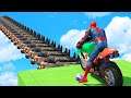 GTA V - WIPEOUT OBSTACLES RUN CHALLENGE w/ Spiderman