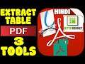 How To Extract Table From Pdf To Excel - Convert Pdf To Excel - Extract Table From Image To Excel