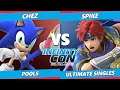 Infinity Con 2021 - Chez (Sonic) Vs. Spike (Roy) SSBU Ultimate Tournament