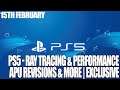 Playstation 5 Ray Tracing & Performance APU Revisions & More Exclusive