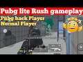 Pubg mobile lite rushing game play with gameplay with hacker | Pubg lite Hacker vs Normal | Pubg ?
