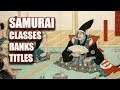 Classes, Ranks, and Titles of Feudal Japan [Kamakura and Muromachi Periods]