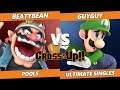 CROSSxUP - GUYGUY (Luigi) Vs. BeatyBean (Wario) SSBU Ultimate Tournament
