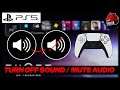 HOW TO TURN OFF VOICE SOUND & MUTE AUDIO ON PS5