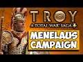 KING OF SPARTA! Total War Saga: Troy - First Look Campaign Gameplay - Menelaus