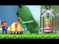 New Super Mario Bros. Wii - Evil Plankton Fight in the first Level