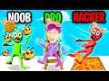 NOOB vs PRO vs HACKER In HAND STRIKE!? (ALL LEVELS!)