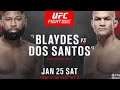UFC FIGHT NIGHT 166 BLAYBES VS DOS SANTOS Live Play By Play & Results
