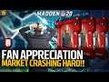 Fan Appreciation Pack Opening!! MARKET TANKING! | Madden 20 Ultimate Team