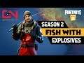 Fortnite Fish With Explosives Week 4 Challenge - How to Catch A Fish With Explosive Weapon